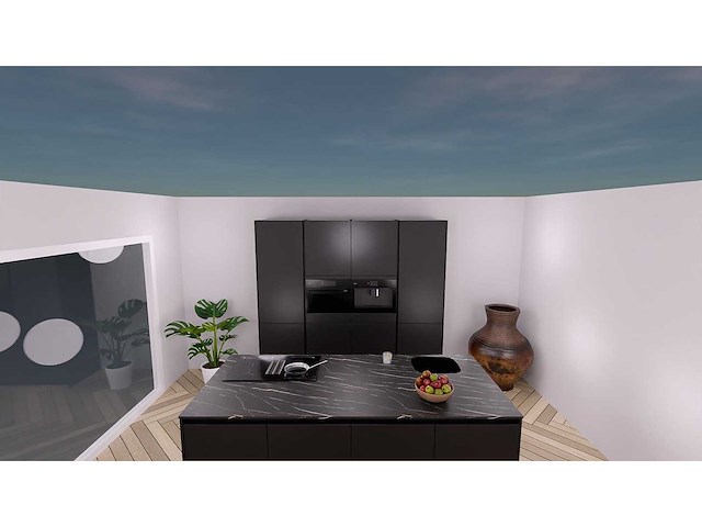 Nobilia senso lak, zwart premium mat eiland - afbeelding 19 van  25