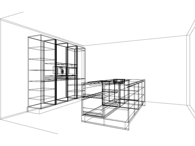 Nobilia senso mat wit eiland keuken - afbeelding 18 van  27