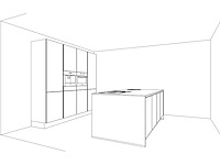 Nobilia senso mat wit eiland keuken - afbeelding 17 van  27