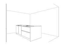 Nobilia senso mat wit eiland keuken - afbeelding 15 van  27