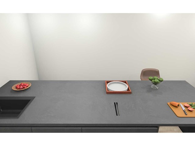 Nobilia stoneart grijs leisteen eiland - afbeelding 4 van  27