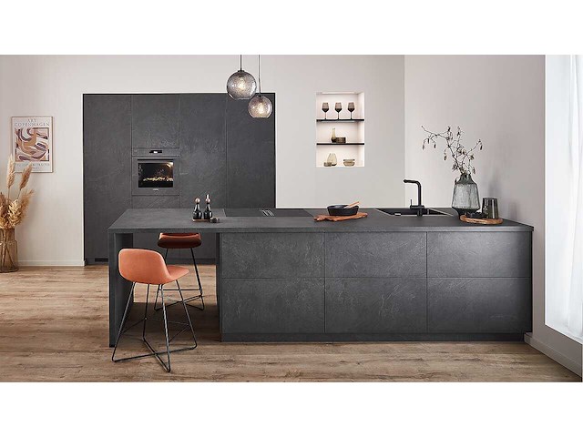 Nobilia stoneart grijs leisteen eiland - afbeelding 9 van  27