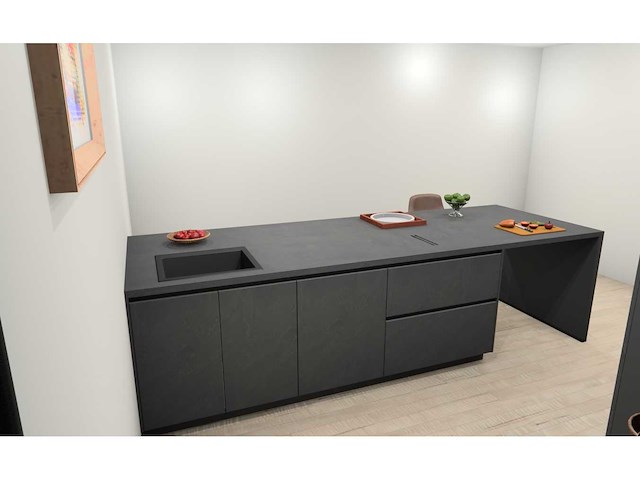 Nobilia stoneart grijs leisteen eiland - afbeelding 6 van  31