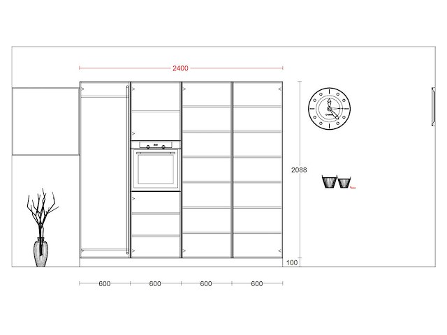 Nobilia stoneart grijs leisteen eiland - afbeelding 30 van  31