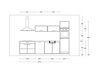 Nobilia structura decor eiken nero keukenopstelling - afbeelding 12 van  14