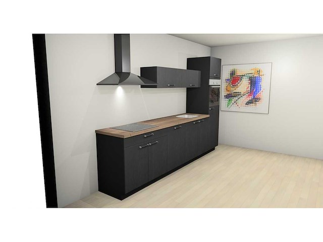 Nobilia structura decor eiken nero recht - afbeelding 7 van  10