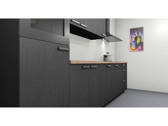 Nobilia structura decor eiken nero rechte keuken - afbeelding 5 van  20