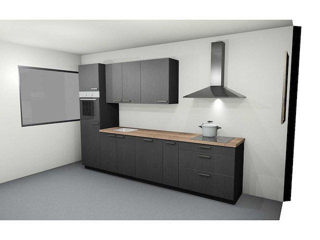 Nobilia structura decor eiken nero rechte keuken - afbeelding 17 van  20