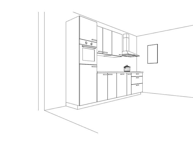 Nobilia structura decor eiken sierra recht keuken - afbeelding 2 van  19
