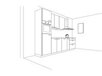 Nobilia structura decor eiken sierra recht keuken - afbeelding 2 van  19