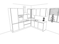 Nobilia structura decor noten milano hoek keuken - afbeelding 14 van  14