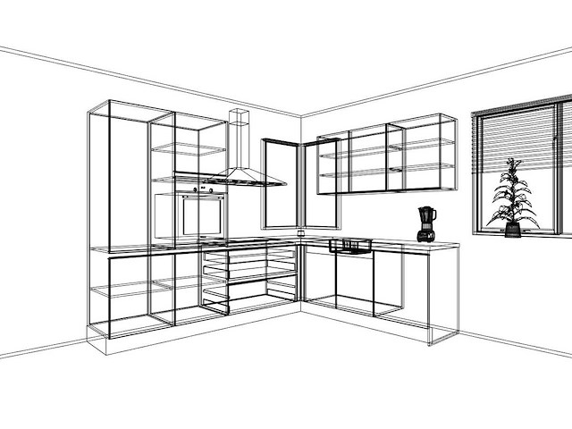 Nobilia structura decor noten milano hoek keuken - afbeelding 2 van  22
