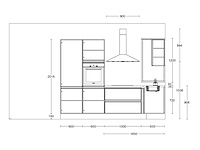 Nobilia structura decor noten milano hoek keuken - afbeelding 3 van  22