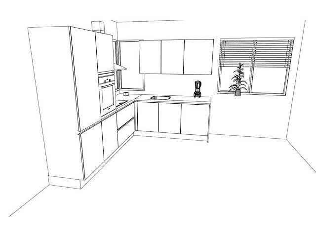 Nobilia structura decor noten milano hoek keuken - afbeelding 6 van  22
