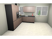 Nobilia structura decor noten milano hoek keuken - afbeelding 18 van  22