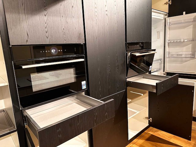 Nobilia structura eiken nero met wit eiland keuken - afbeelding 9 van  32