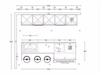 Nobilia structura eiken nero met wit eiland keuken - afbeelding 17 van  29