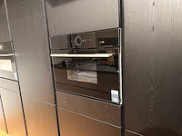 Nobilia structura eiken nero met wit eiland keuken - afbeelding 3 van  19