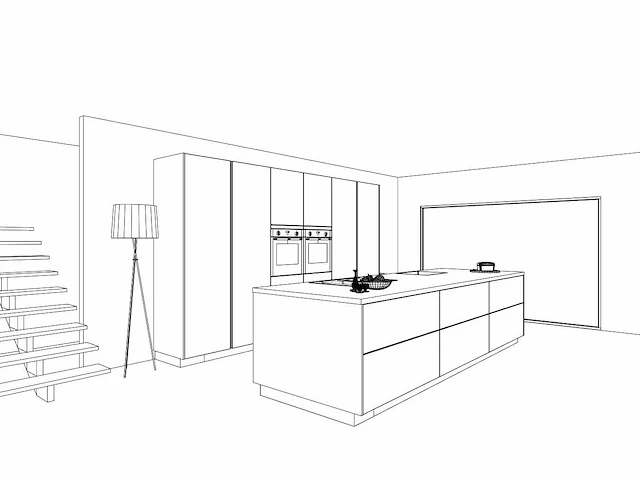Nobilia structura noten milano olijf lak eiland - afbeelding 11 van  29