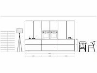 Nobilia structura noten milano olijf lak eiland - afbeelding 16 van  29