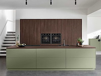 Nobilia structura noten milano olijf lak eiland - afbeelding 1 van  32