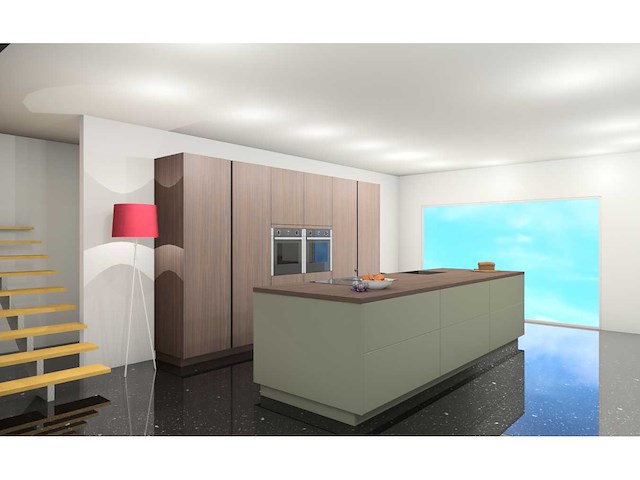 Nobilia structura noten milano olijf lak eiland - afbeelding 20 van  23