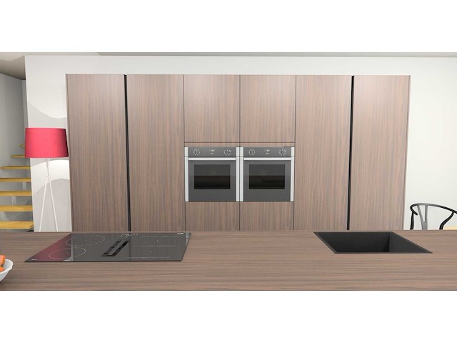 Nobilia structura noten milano olijf lak eiland - afbeelding 6 van  27