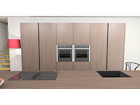 Nobilia structura noten milano olijf lak eiland - afbeelding 6 van  27