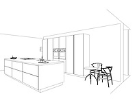 Nobilia structura noten milano olijf lak eiland - afbeelding 9 van  27