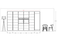 Nobilia structura noten milano olijf lak eiland - afbeelding 10 van  27