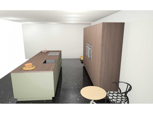 Nobilia structura noten milano olijf lak eiland - afbeelding 27 van  27