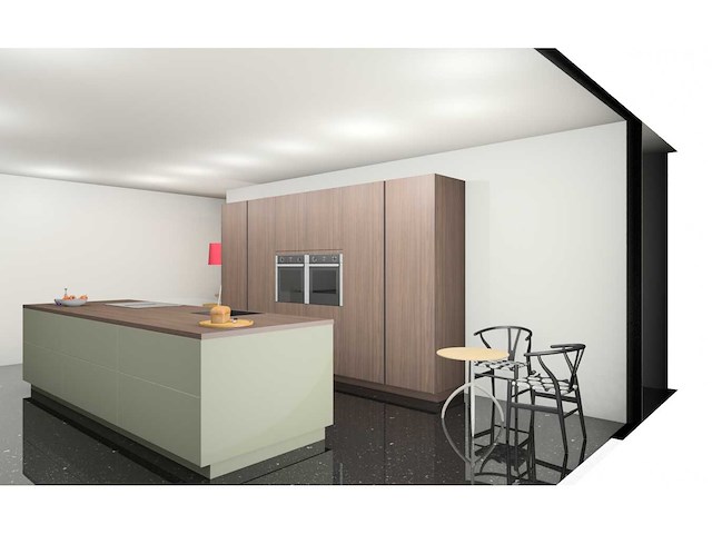 Nobilia structura noten milano olijf lak eiland - afbeelding 18 van  19