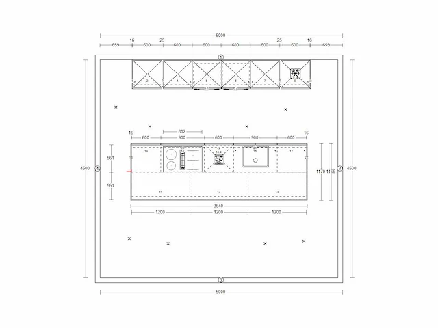 Nobilia structura noten milano olijf lak eiland - afbeelding 14 van  29