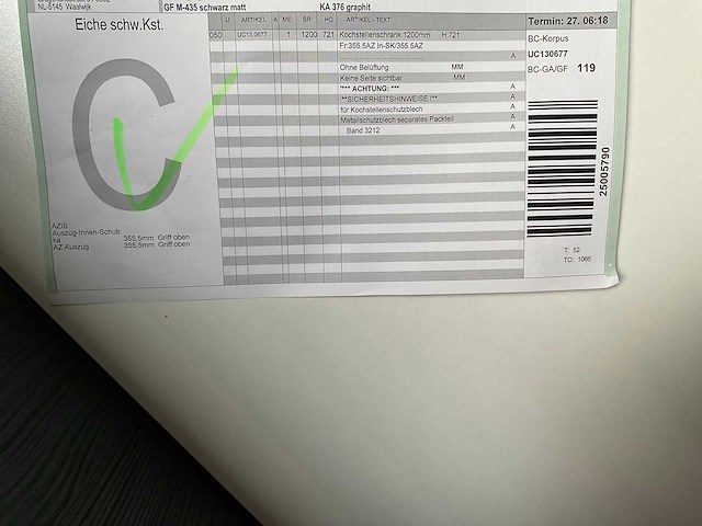 Nobilia toronto eiken decor keukenopstelling met composiet blad - afbeelding 5 van  11