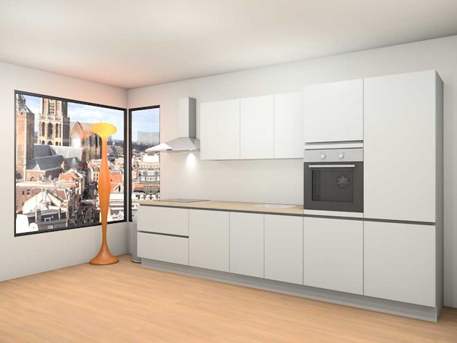 Nobilia touch alpin mat wit recht keuken - afbeelding 12 van  23
