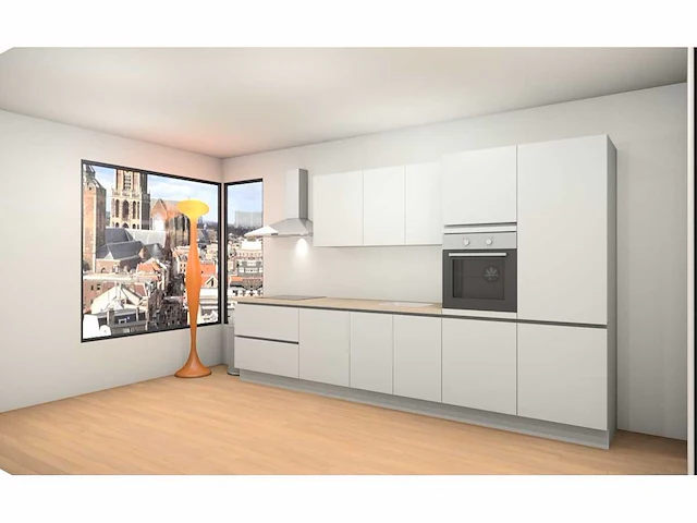 Nobilia touch alpin mat wit recht keuken - afbeelding 21 van  23