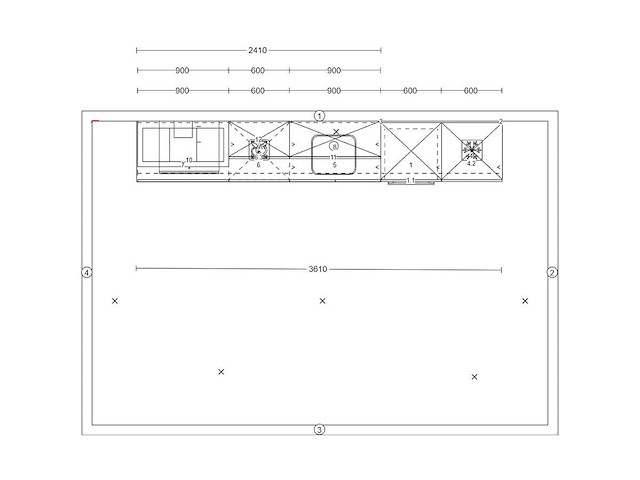 Nobilia touch alpin mat wit recht keuken - afbeelding 7 van  7