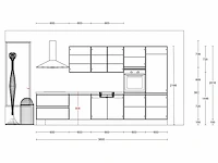 Nobilia touch alpin mat wit recht keuken - afbeelding 8 van  23