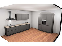 Nobilia touch schiefergrijs mat parallel keuken - afbeelding 11 van  16