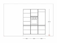Nobilia touch schiefergrijs mat parallel keuken - afbeelding 18 van  21