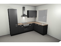 Nobilia touch supermat zwart hoek keuken - afbeelding 6 van  18