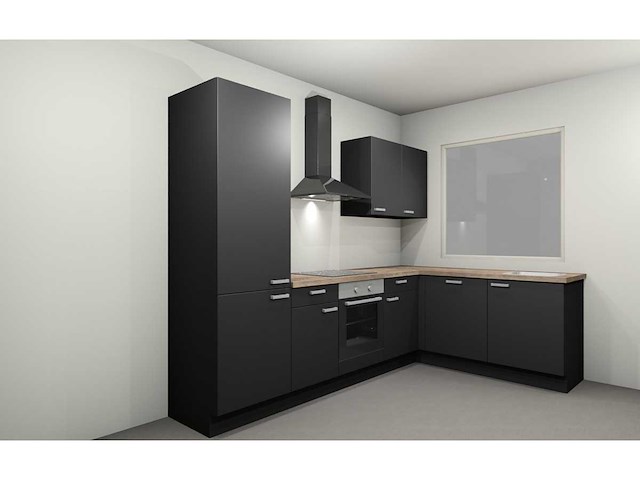 Nobilia touch supermat zwart hoek keuken - afbeelding 9 van  15