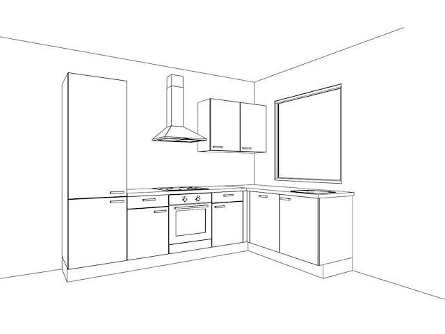 Nobilia touch supermat zwart hoek keuken - afbeelding 15 van  15