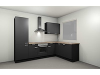 Nobilia touch supermat zwart hoek keuken - afbeelding 2 van  18