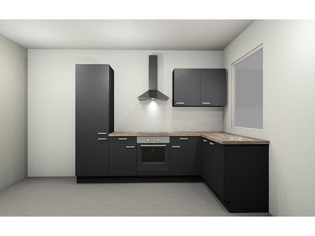 Nobilia touch supermat zwart hoek keuken - afbeelding 17 van  18