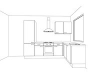 Nobilia touch supermat zwart hoek keuken - afbeelding 18 van  18