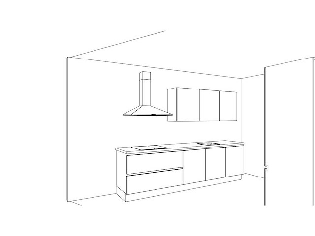 Nobilia touch supermat zwart parallel keuken - afbeelding 20 van  27