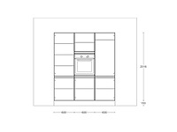Nobilia touch supermat zwart parallel keuken - afbeelding 21 van  27