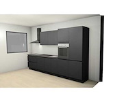 Nobilia touch zwart mat lak recht keuken - afbeelding 10 van  15