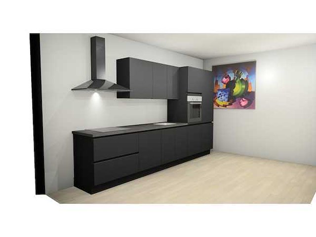 Nobilia touch zwart mat lak recht keuken - afbeelding 5 van  15